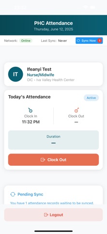 ePHC App screenshot