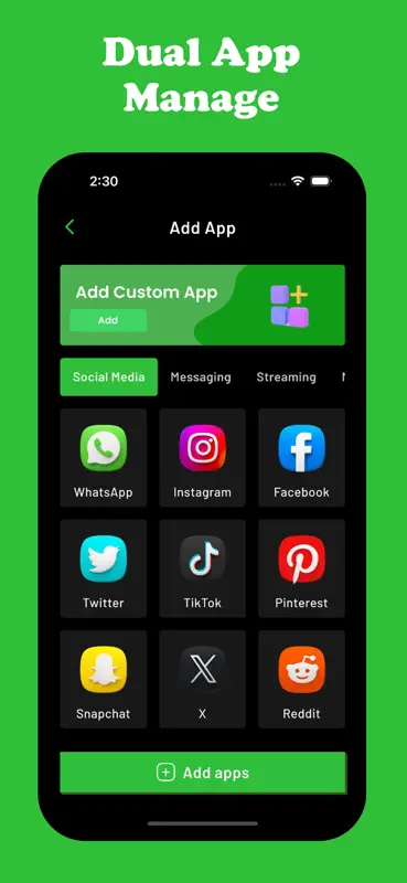 Dual App ~ Multiple Accounts screenshot 1 of 3