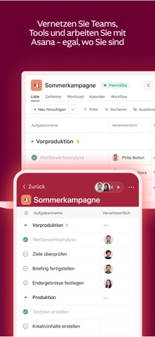 Asana: Work Management iPhone screenshot 1