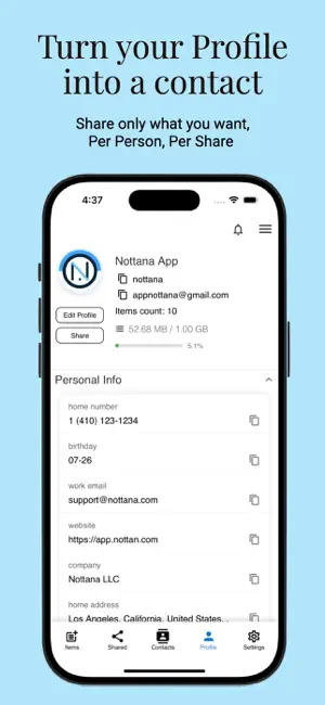 Nottana Password Manager screenshot 2