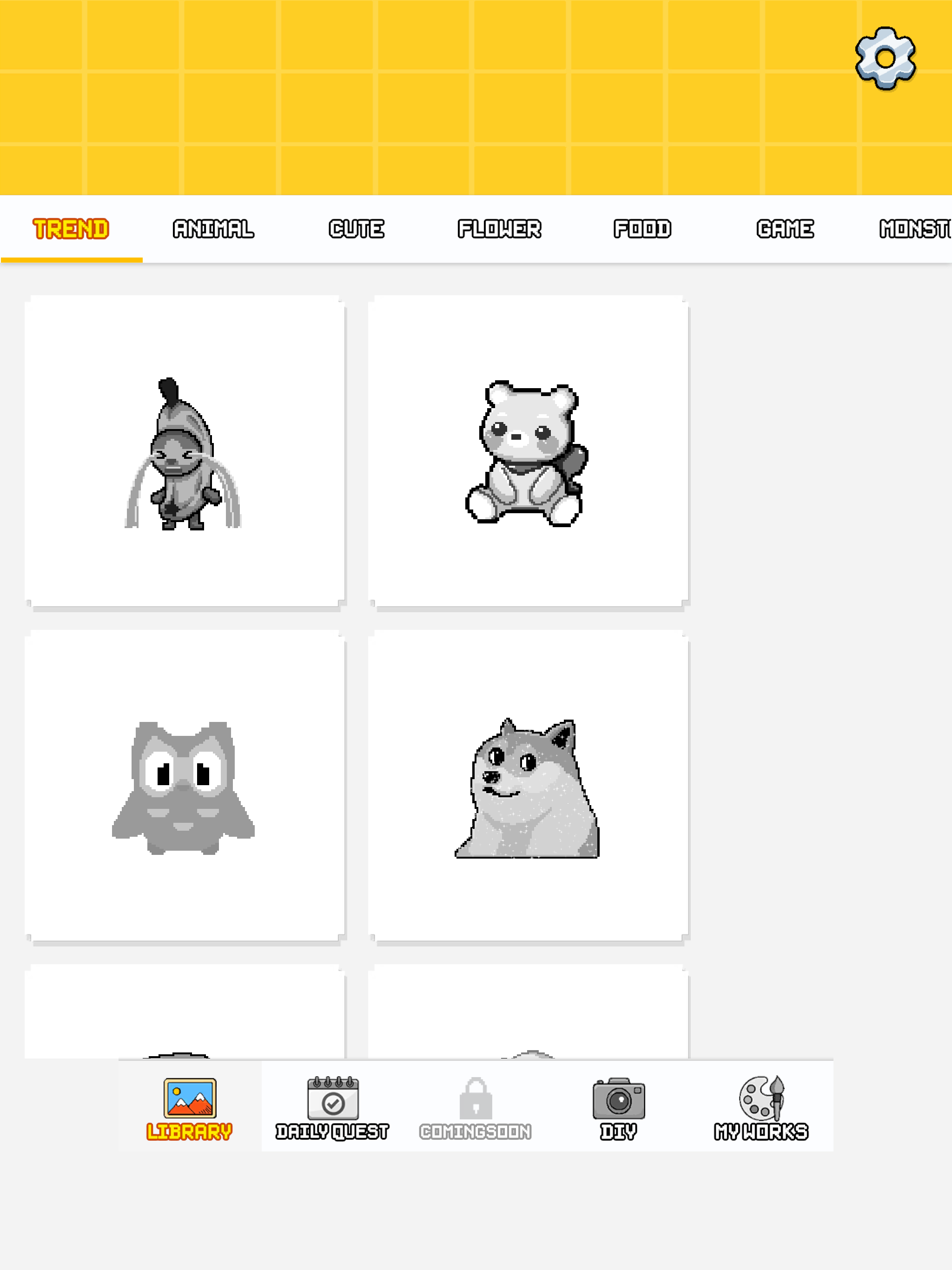 Pixel Book: Coloring World
