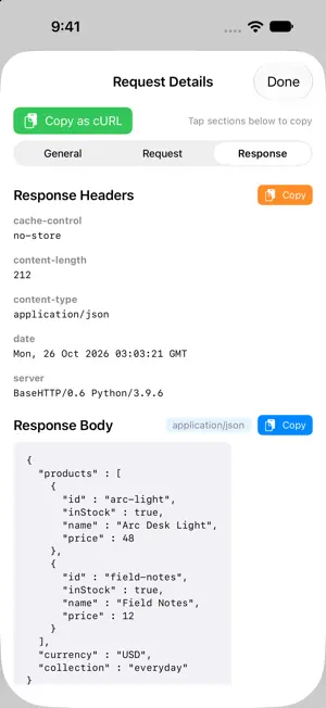 Tiny Web Inspector screenshot 2