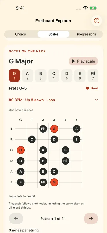 Fretboard Explorer screenshot 6 of 10
