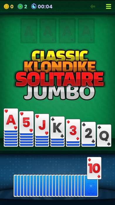 Screenshot #1 pour Solitaire Jumbo (Klondike)