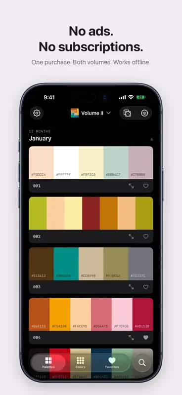 Wada Sanzo Color Palettes screenshot 8 of 8