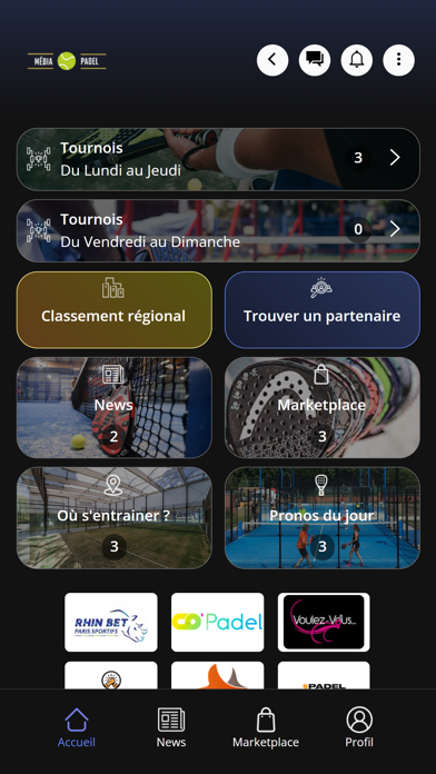 Media Padel Screenshot