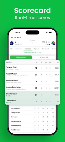 Cricton - Cricket Live Line iPhone screenshot
