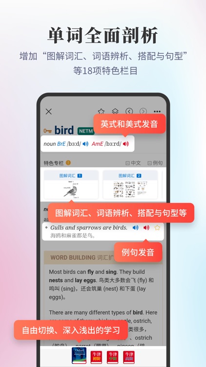 新牛津英汉双解大词典-高阶/中阶/初阶/汉英