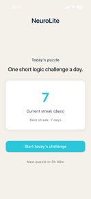 NeuroLite:Daily Brain Training screenshot