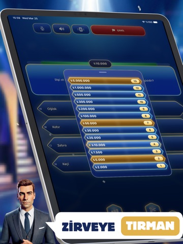 Milyoner Bilgi Yarışması Quiz iPad screenshot