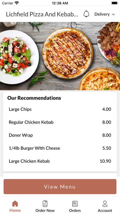 Lichfield Pizza & Kebab House Screenshot