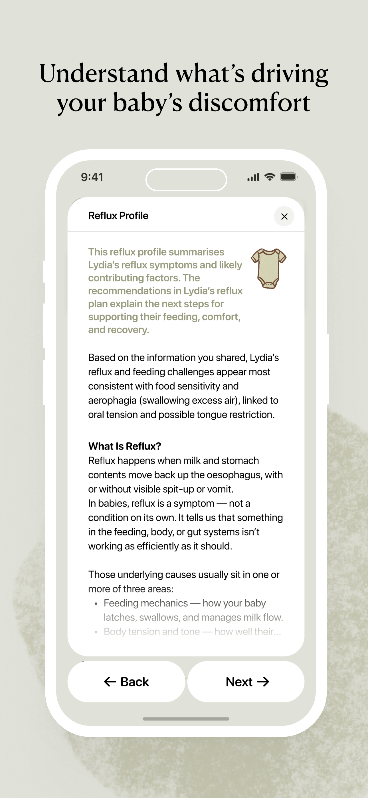 Baby Reflux Guide screenshot 3
