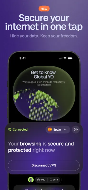 Global YO: eSIM+ & Travel Data screenshot 7 of 9