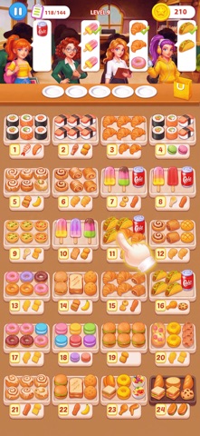 Food Order - Matching Sort Jam iPhone screenshot