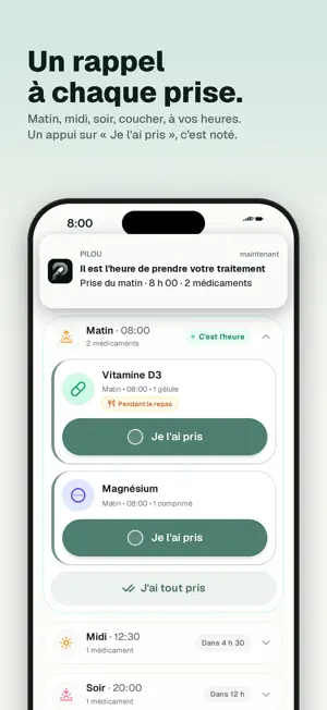 Pilou : Pilulier & ordonnance screenshot 2