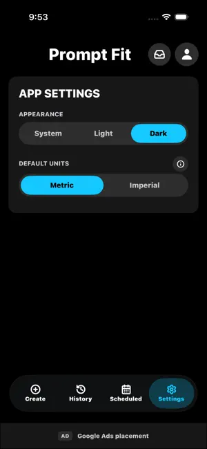 Prompt Fit screenshot 3