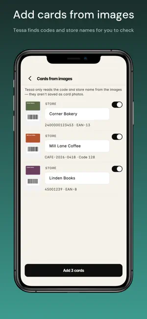 Tessa: Loyalty Card Wallet screenshot 3
