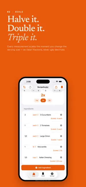 RecipeScaler: Scale Any Recipe screenshot 2
