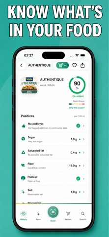 Kaki - Food & Beauty Scanner iPhone screenshot