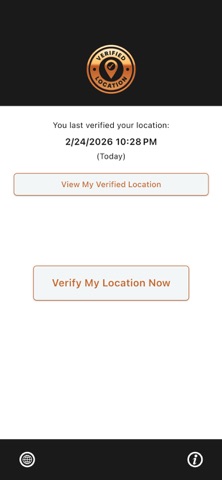 Verified Location screenshot