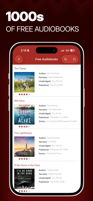 Audiobooks Now Audio Books screenshot 6 of 7