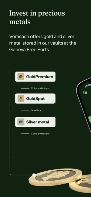Veracash: Invest in Gold screenshot 1