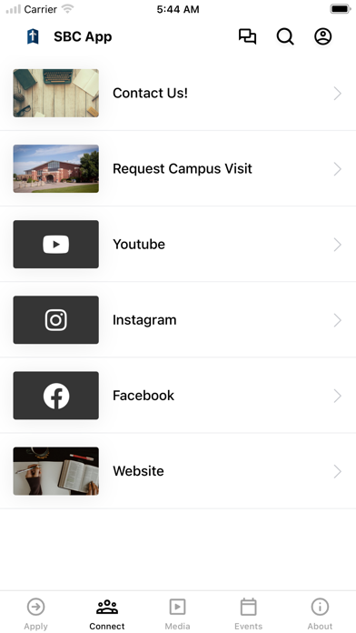 Steinbach Bible College Screenshot