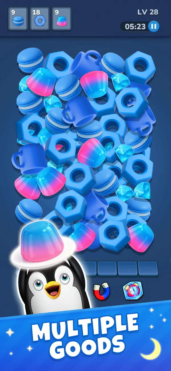 #2. Crazy Match - Triple Tap 3D (iOS) Ved: Orange One Limited