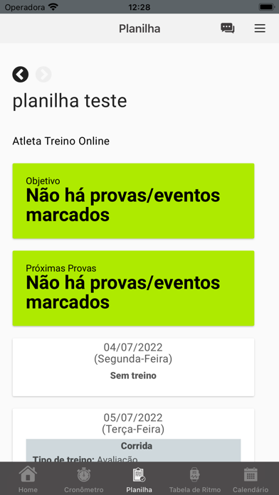V8 Assessoria Esportiva Screenshot