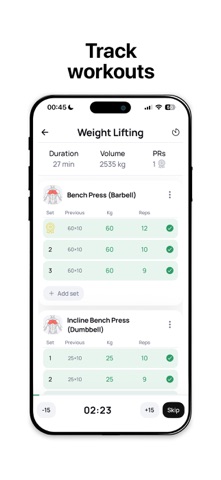 Fitly: Nutrition & Fitness iPhone screenshot