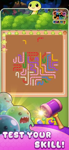 Gecko Color: Get Away iPhone screenshot