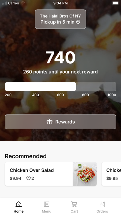 The Halal Bros Of NY app screenshot