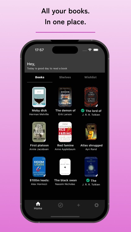 Bookster: reading tracker