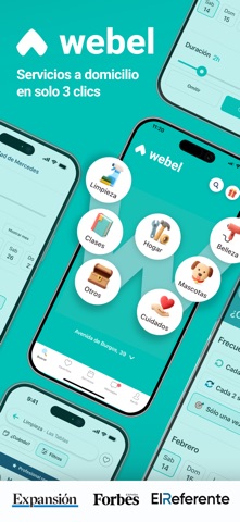 Webel - Servicios a domicilio iPhone screenshot 1