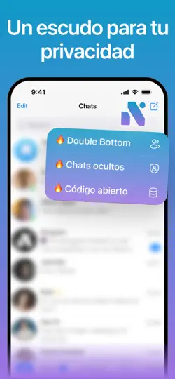 Captura de pantalla de Nicegram: AI X Dual Telegram en iPhone 5