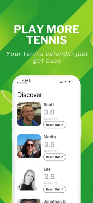 Swink: Find Tennis Partners screenshot 4