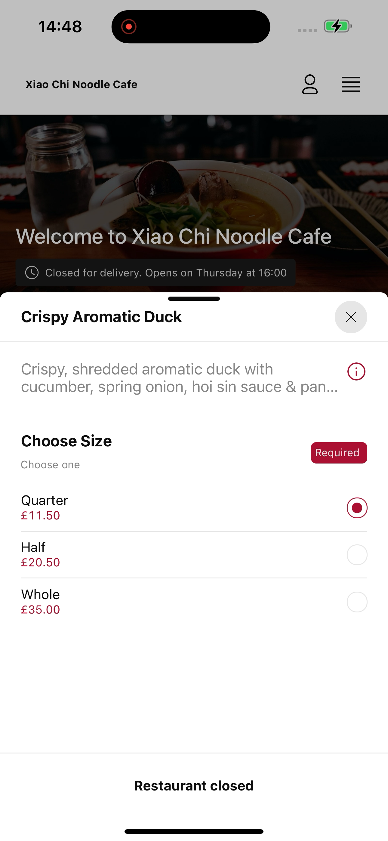 Xiao Chi Noodle Cafe screenshot 7