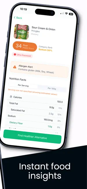 RealBite: Food Scanner screenshot 2