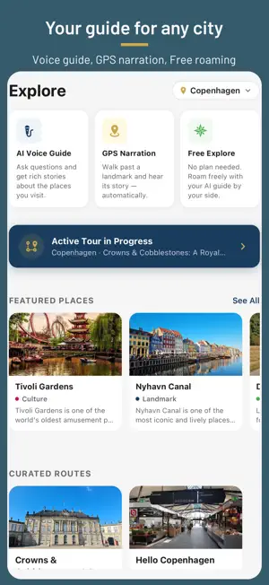 Guidude: AI Voice Tour Guide screenshot 1