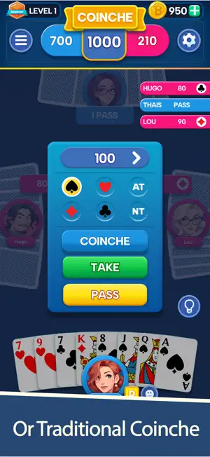 Belote & Coinche Classique screenshot 3