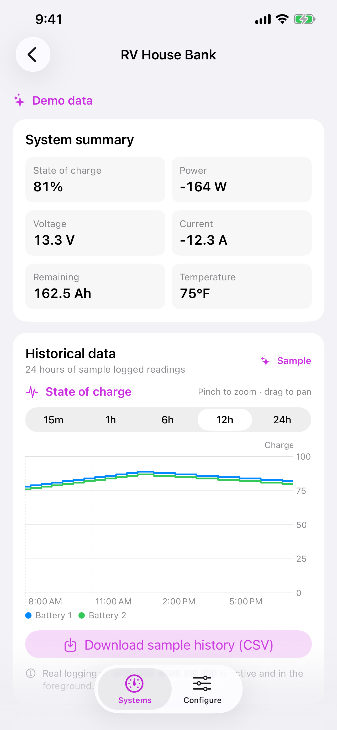 BMS Monitoring Suite screenshot 2
