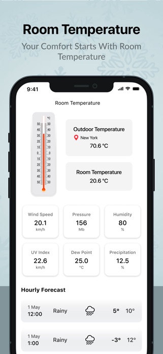 Screenshot of Thermometer Room Temperature