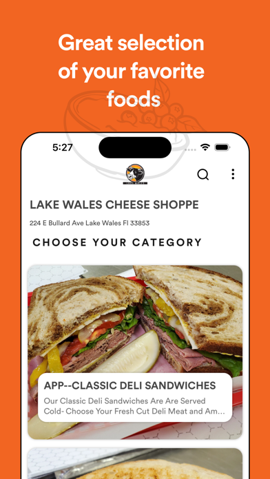 The Lake Wales Sandwich Shoppe Screenshot