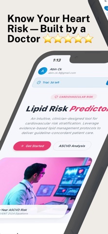 Lipid Predictor Clinician Screenshot 1 of 5