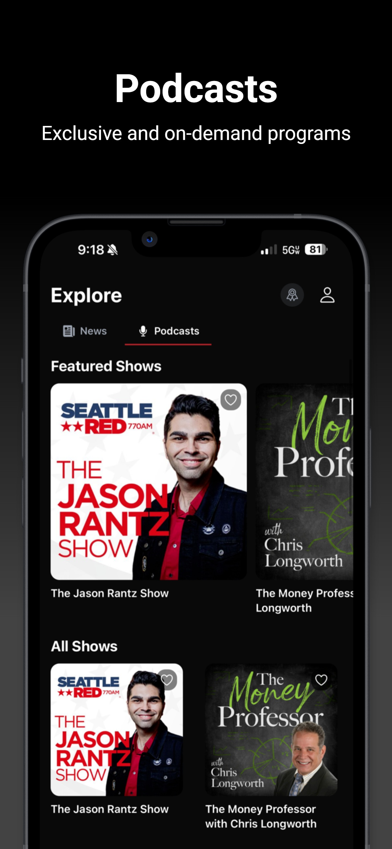 Seattle Red 770AM screenshot 5