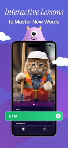 Vocademy: Learn English Easily iPhone screenshot