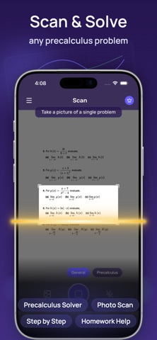 Pre Calculus Solver AI Screenshot 1 of 6