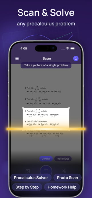 Pre Calculus Solver AI Screenshot 1 of 6