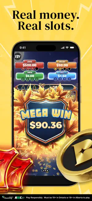 Betty Casino: Real Money Slots iPhone screenshot 4