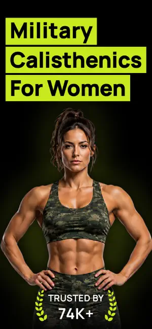 Military Calisthenics Women・HQ screenshot 1